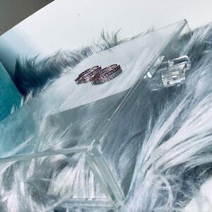 Bella Luce 18k Rose Gold Over Sterling Silver Inside Out Hoop Earrings 3.00ctw